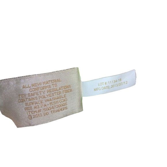 Learning Activity Doll  Button  Zip  Buckle Tie  13 inch  Soft Doll - Picture 6 of 6